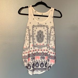 Gaze India Tank Cream Size Small